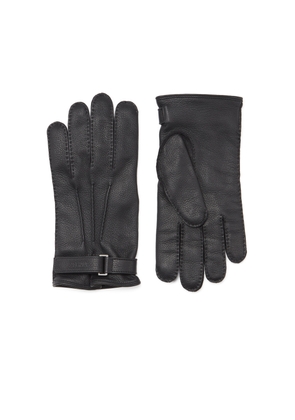 Black Deerskin Gloves