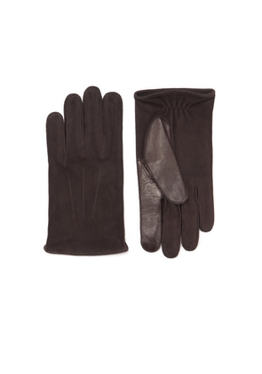 Dark Brown Suede Gloves