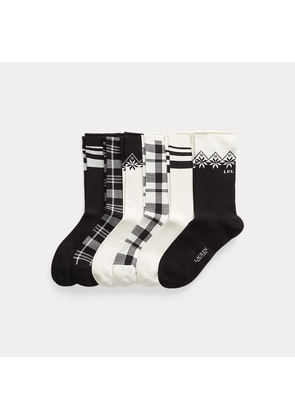 Patterned Roll-Top Sock 6-Pack