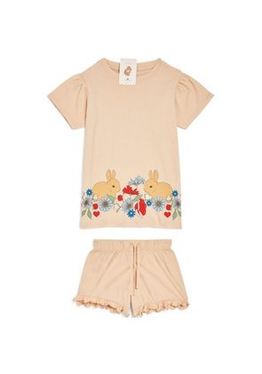 Konges Sløjd Frill-Detail T-Shirt and Shorts Set (5-10 Years)