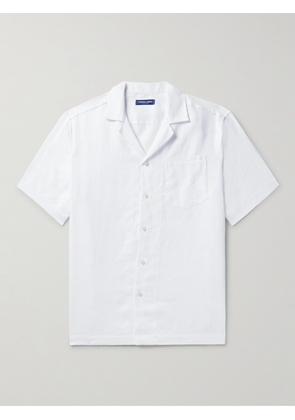 Frescobol Carioca - Angelo Camp-Collar Linen Shirt - Men - White - S