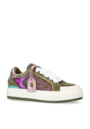 Kurt Geiger London Leather Southbank Tag Sneakers