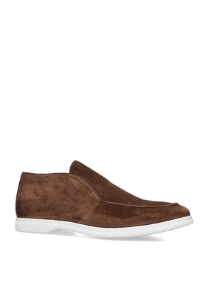 Eleventy Suede Slip-On Boots