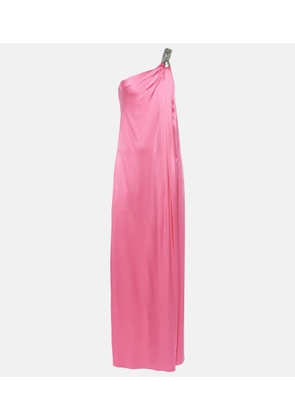 Stella McCartney Falabella chain-detail satin gown