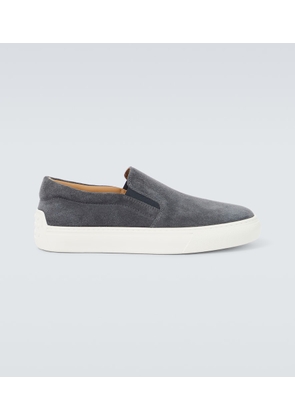 Tod's Cassetta Casual suede slip-on sneakers