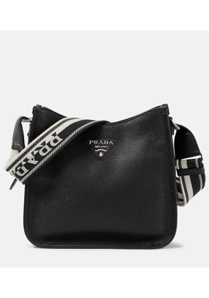 Prada Logo leather shoulder bag