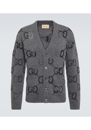 Gucci Jumbo GG intarsia wool-blend cardigan