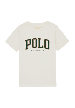 Polo Ralph Lauren Kids Logo-embroidered Cotton T-shirt - White - 5 Years