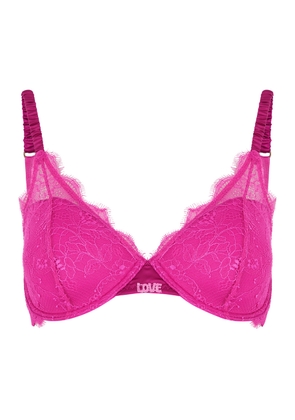 Love Stories Gwen Lace Padded Underwired bra - Pink