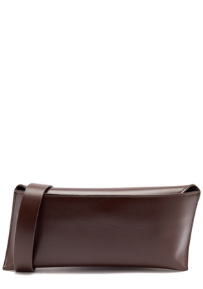 Venczel V8-S Forward Leather Belt bag - Dark Brown