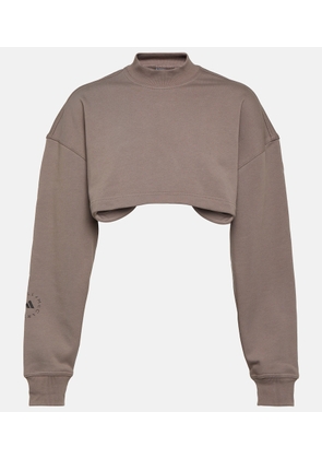 Adidas by Stella McCartney TrueCasuals cropped cotton sweatshirt