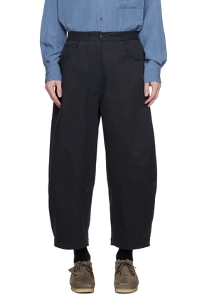 Cordera Navy Curved Trousers