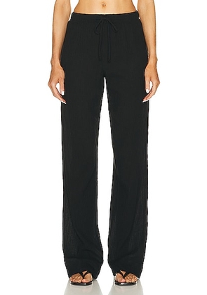 Eterne Willow Pant in Black - Black. Size L (also in M, S, XL, XS).