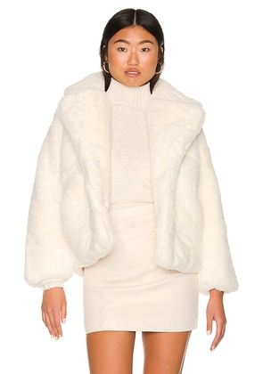 Apparis Milly Jacket in Ivory. Size L.