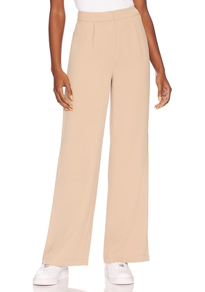 MORE TO COME Irena Wide Leg Pant in Tan. Size XL.