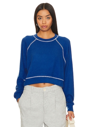 LNA 90's Brushed Sweatshirt in Blue. Size L, XL.