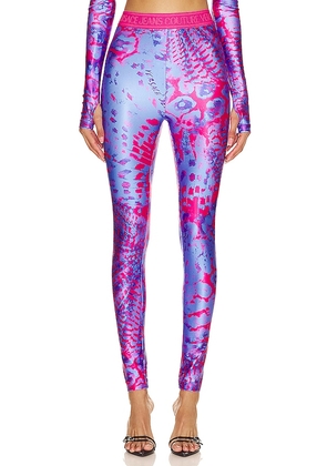 Versace Jeans Couture Leggings in Purple. Size 38, 40, 42.