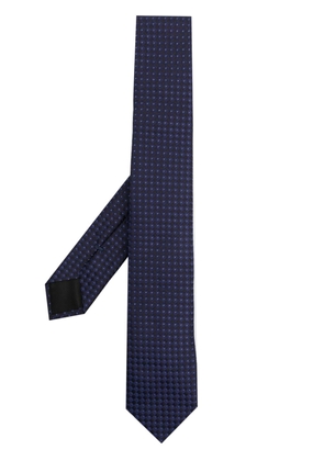 Givenchy geometric-pattern silk tie - Blue