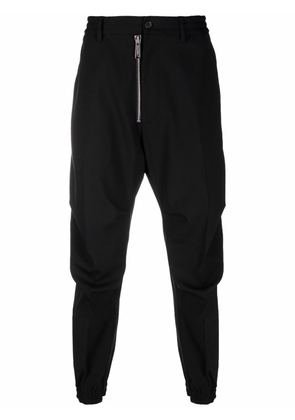 Dsquared2 front-zip straight-leg trousers - Black