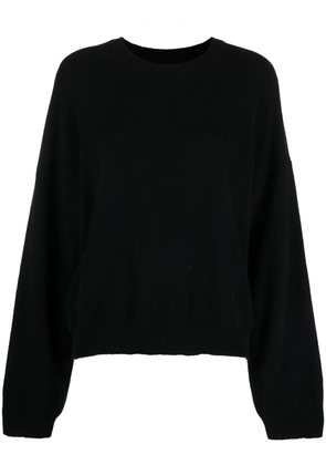 Loulou Studio knitted crew-neck jumper - Black
