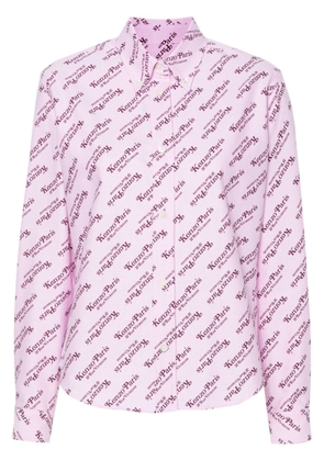 Kenzo x Verdy logo-print shirt - Pink