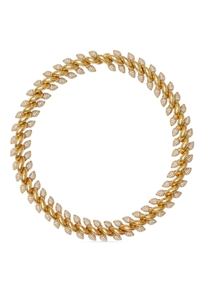 Burberry pavé spear-chain necklace - Gold