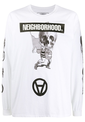 Neighborhood Beyond Reservation print T-shirt - White