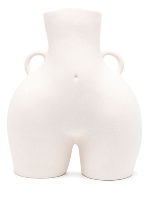 Anissa Kermiche Love Handle ceramic vase (31cm) - Neutrals