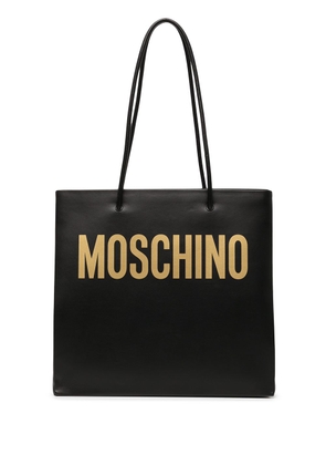 Moschino logo-print tote bag - Black