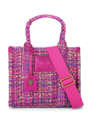 Kurt Geiger London Tweed Mini Southbank tote bag - Pink