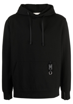 1017 ALYX 9SM keyring-detail drawstring hoodie - Black