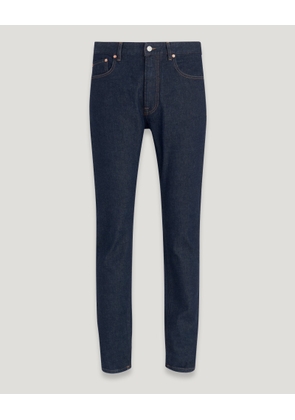 Belstaff Weston Tapered Jeans Men's Rinsed Denim Indigo Size W36L32