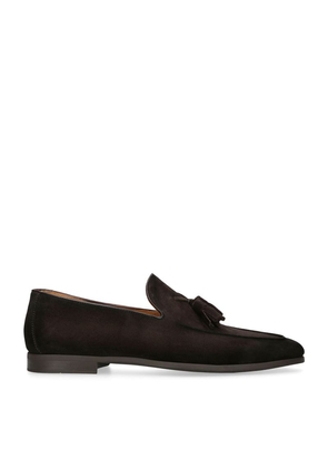 Magnanni Suede Burnish Loafers