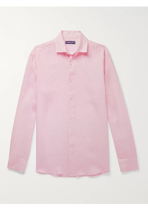 Frescobol Carioca - Linen Shirt - Men - Pink - S