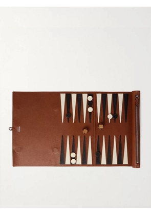 Métier - Leather Backgammon Set - Men - Brown