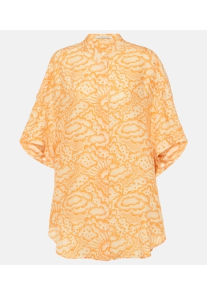 Stella McCartney Printed silk blouse