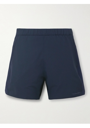 Outdoor Voices - High Stride 5&quot; Straight-Leg Mesh-Trimmed Recycled-Jersey Shorts - Men - Blue - S