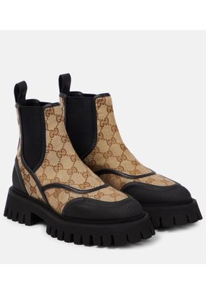 Gucci GG canvas Chelsea boots