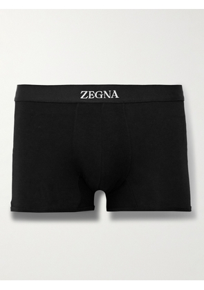 Zegna - Stretch-Cotton Boxer Briefs - Men - Black - S