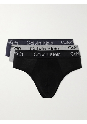 Calvin Klein Underwear - Three-Pack Stretch-Cotton Briefs - Men - Multi - S