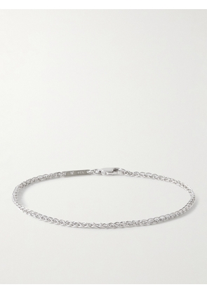 Tom Wood - Spike Rhodium-Plated Chain Bracelet - Men - Silver