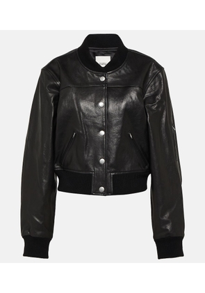 Isabel Marant Adriel leather bomber jacket