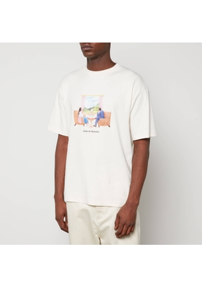 Drôle de Monsieur Le T-Shirt Voyage Cotton-Jersey T-Shirt - S
