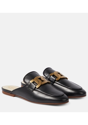 Tod's Leather mules
