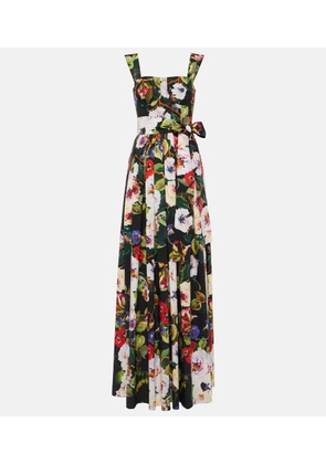 Dolce&Gabbana Floral cotton gown