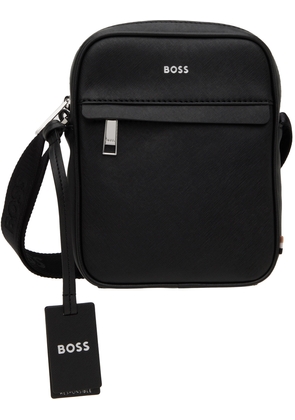BOSS Black Structured Reporter Bag