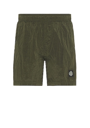 Stone Island Swim Shorts in Olive - Olive. Size S (also in XL/1X).
