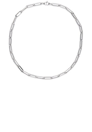 Greg Yuna Cliplink Necklace in Silver - Metallic Silver. Size all.