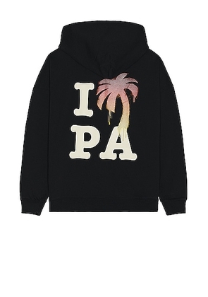 Palm Angels I Love Pa Hoodie in Black - Black. Size S (also in L, M, XL/1X).