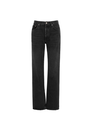 Agolde Lana Black Straight-leg Jeans - W30